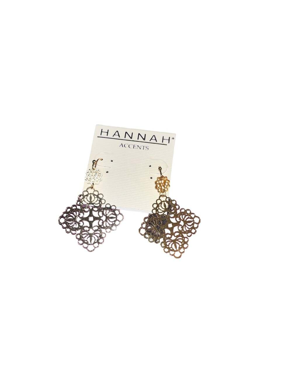 Hannah Accents Filigree Drop Earrings